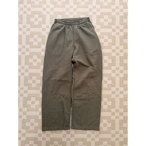 La Apparel 14oz Wide Leg Sweatpants Size Womens Medium Olive Green Sample?